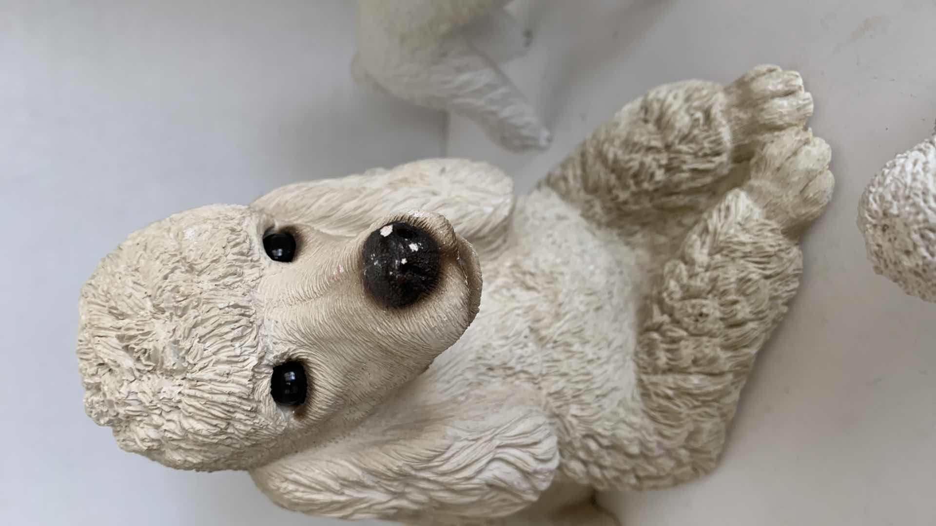 Photo 1 of 4-POODLE STATUES TALLEST IS 7”