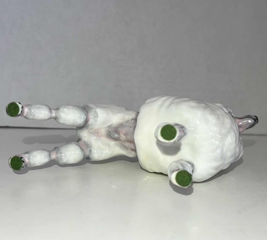 Photo 1 of ROYAL DOULTON FRENCH POODLE DOG FIGURINE 5.25”