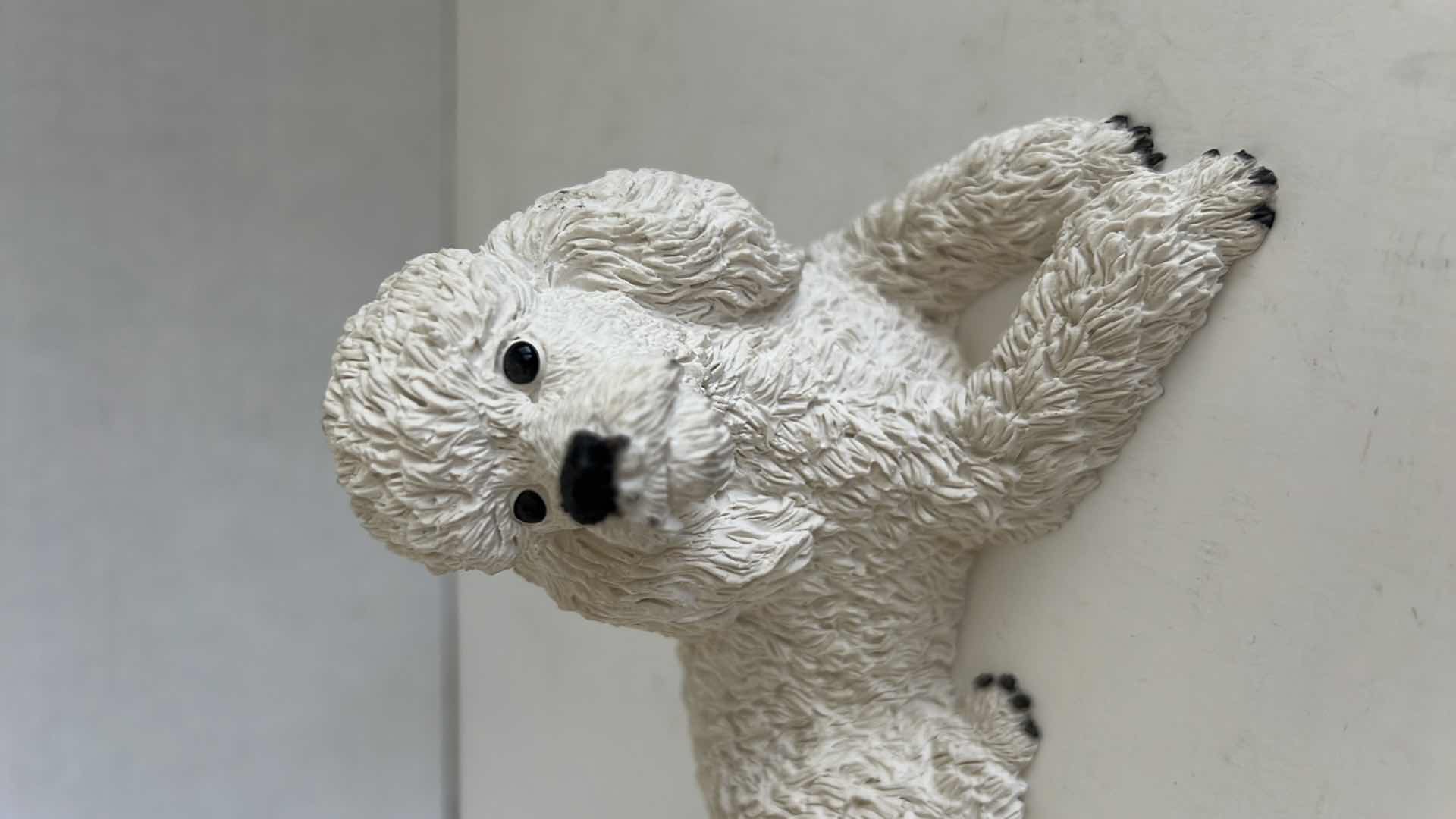 Photo 1 of 1988 CASTAGNA POODLE DOG FIGURINE  3.25”