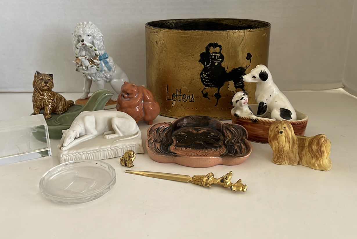 Photo 1 of LOT 12 DOG COLLECTIBLES