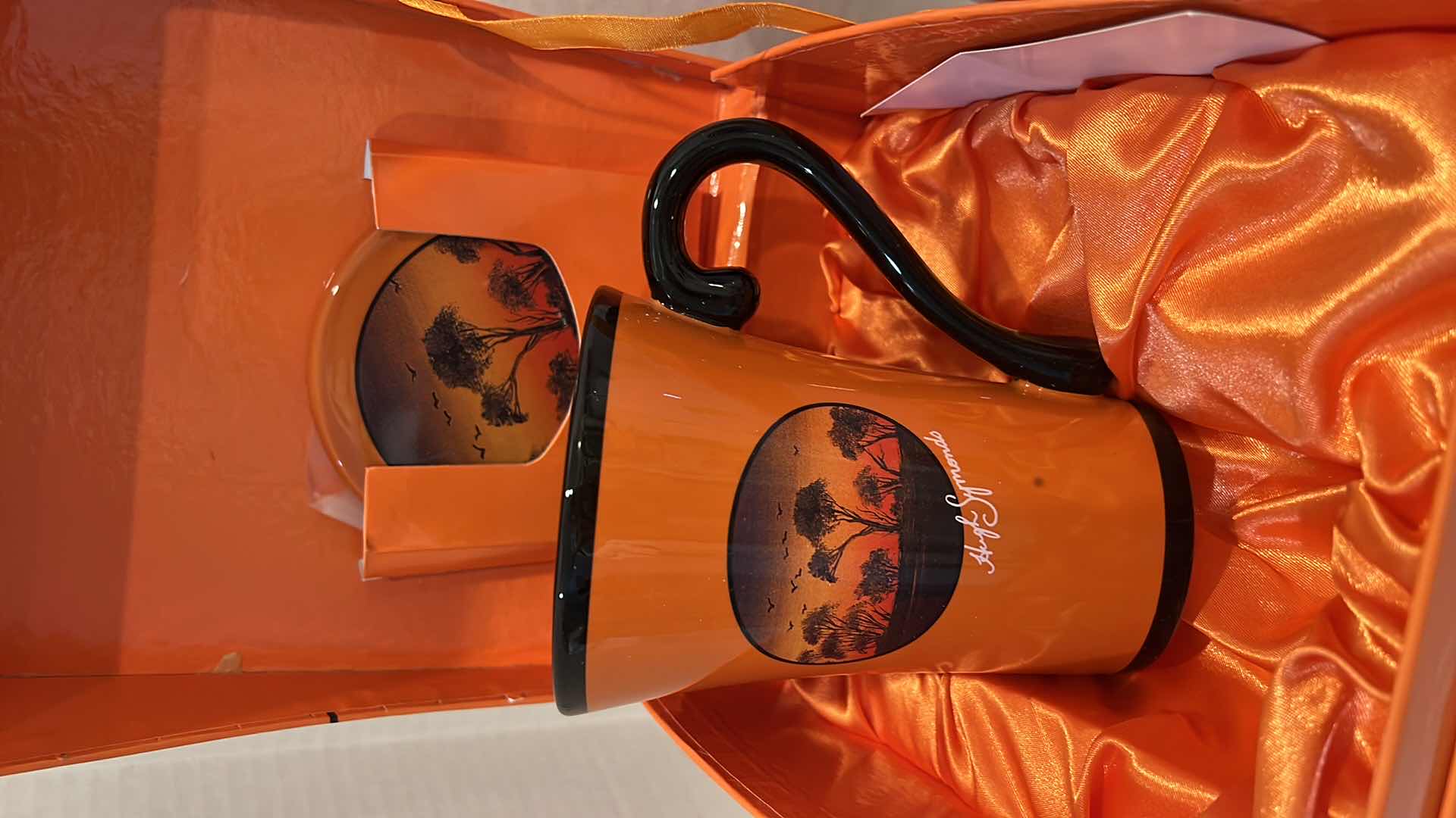 Photo 2 of CERAMIC PITCHER AND HUGH SYMONDS MUG 