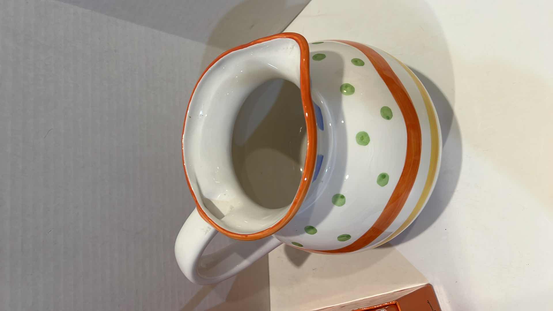 Photo 1 of CERAMIC PITCHER AND HUGH SYMONDS MUG 