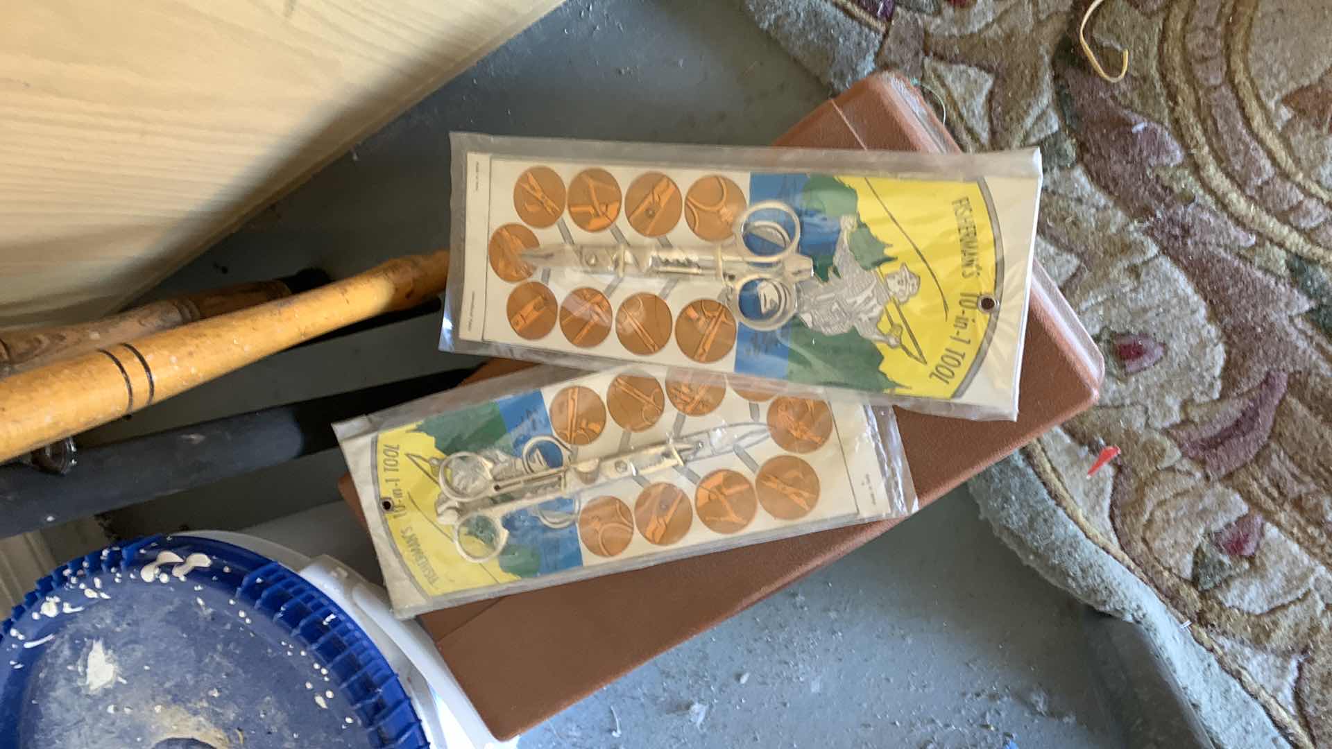 Photo 1 of TACKLE BOX, FISHING RODS,REELS AND SCISSORS