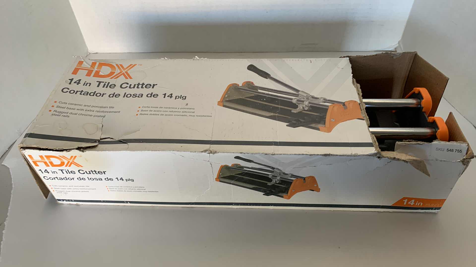 Photo 1 of HDX 14” TILE CUTTER