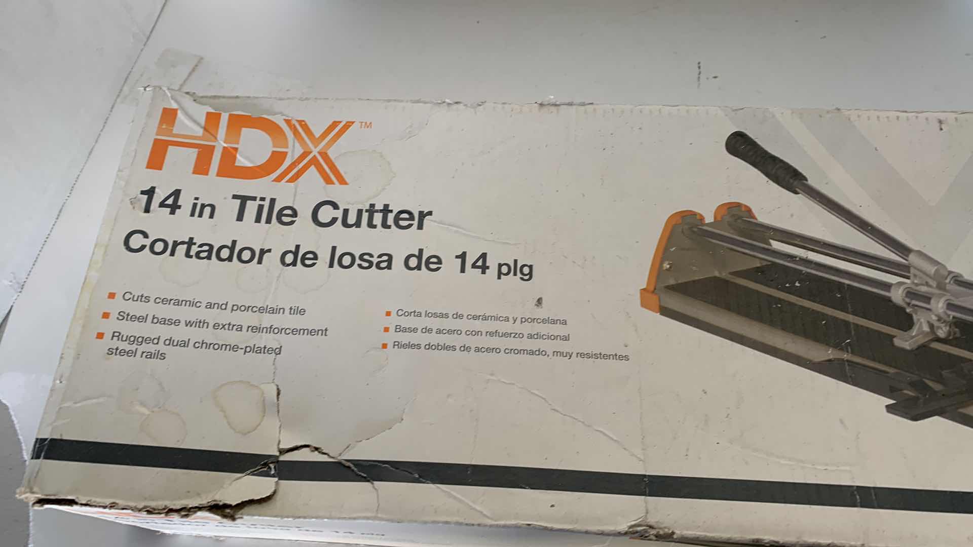 Photo 1 of HDX 14” TILE CUTTER