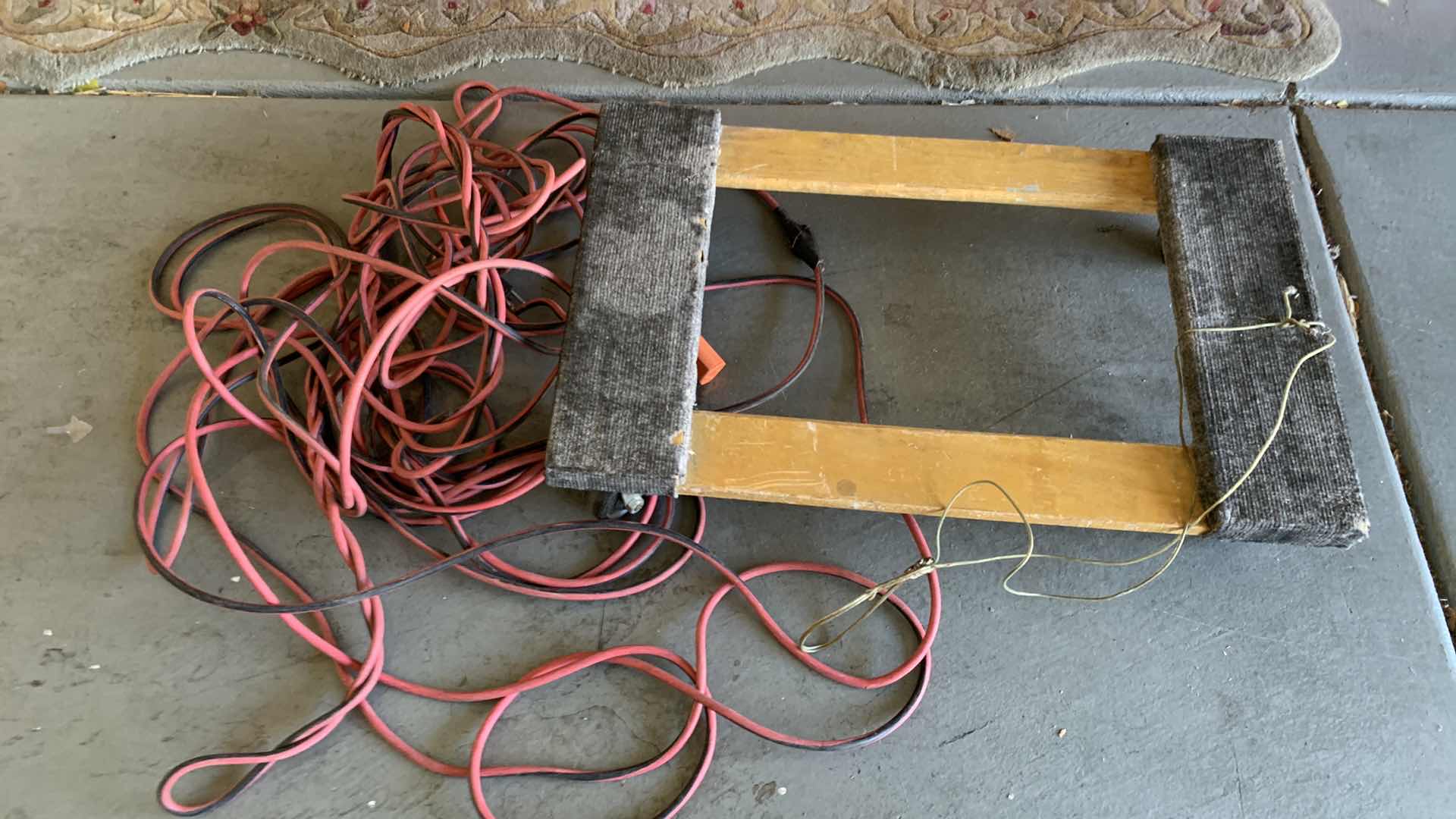 Photo 1 of ELECTRICAL EXTENSION CORDS AND A FURNITURE DOLLY