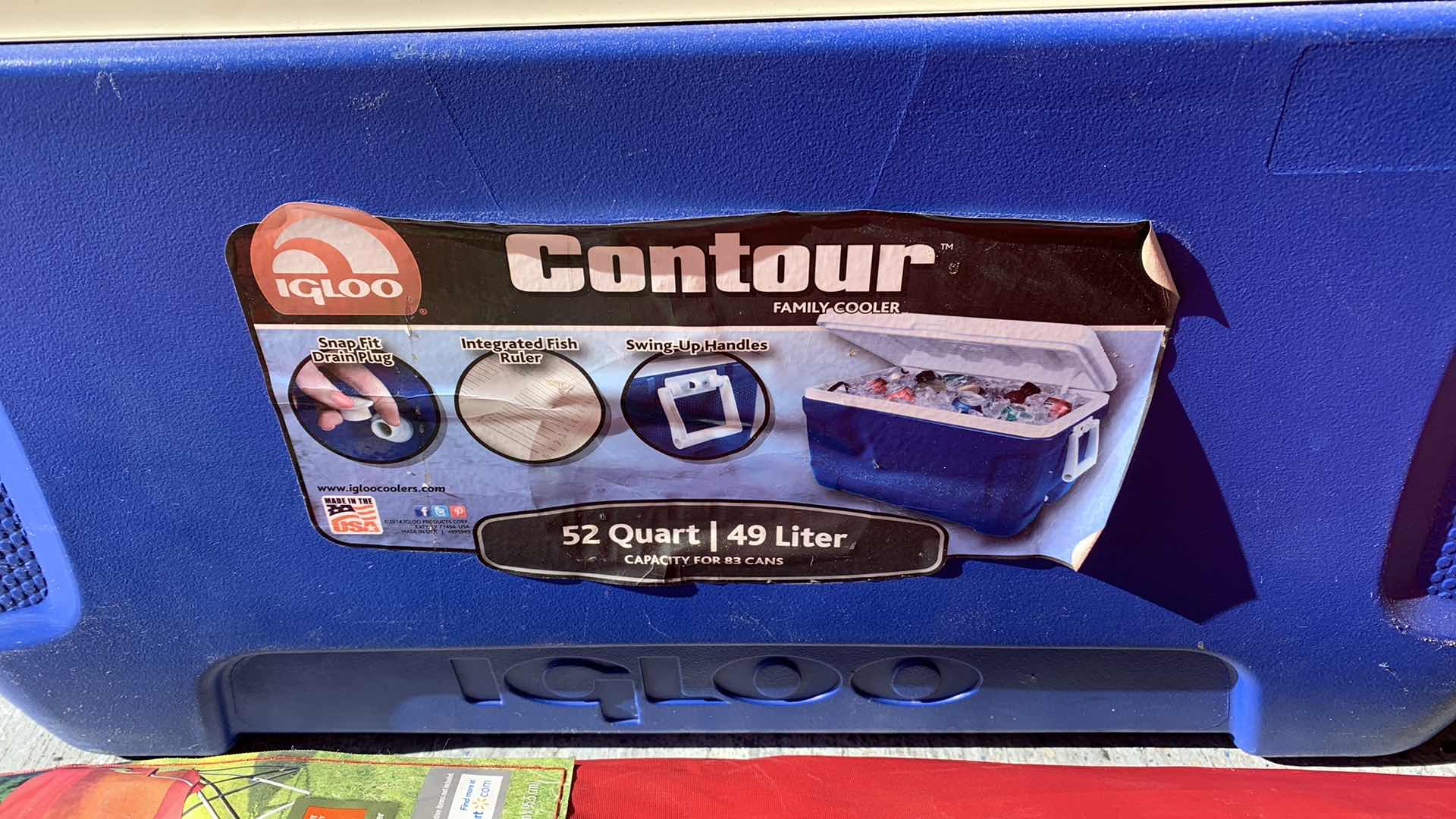 Photo 1 of 5-MESH CAMPING CHAIRS AND A 52 QUART IGLOO COOLER