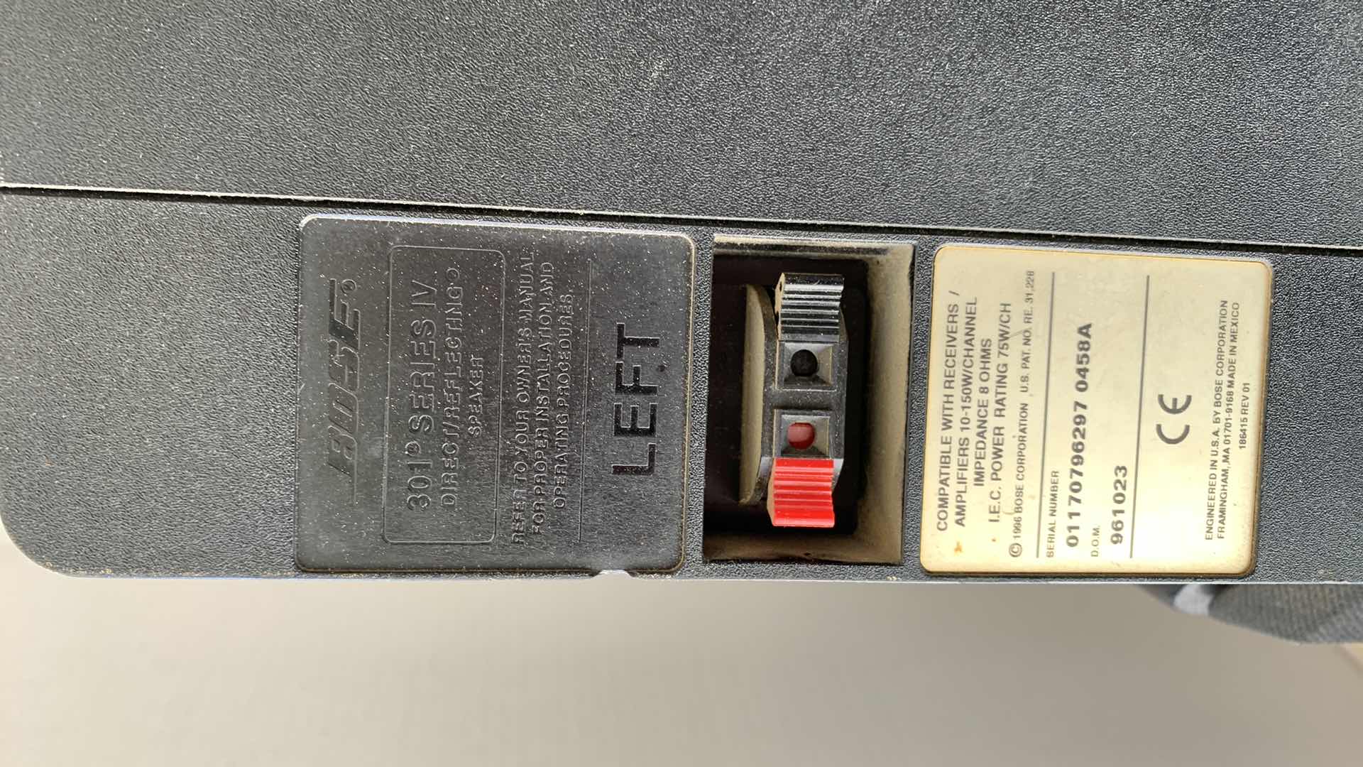 Photo 1 of 2-BOSE DIRECT REFLECTING SPEAKERS MODEL 301