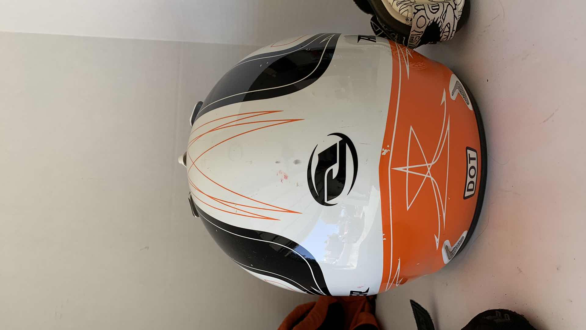 Photo 1 of ANSWER NOVA FULL FACE DIRT BIKE/MOTORCYCLE HELMET SIZE SMALL, FLY RACING GLOVES AND GOGGLES