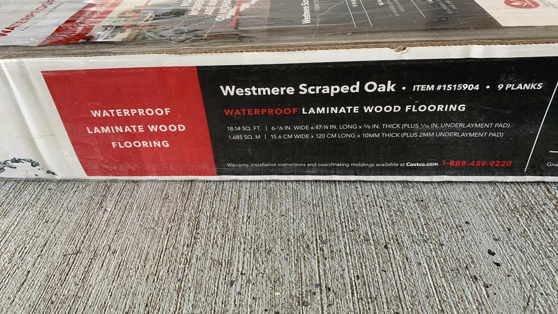 Photo 1 of 3-MOHAWK WATERPROOF LAMINATE WOOD FLOORING