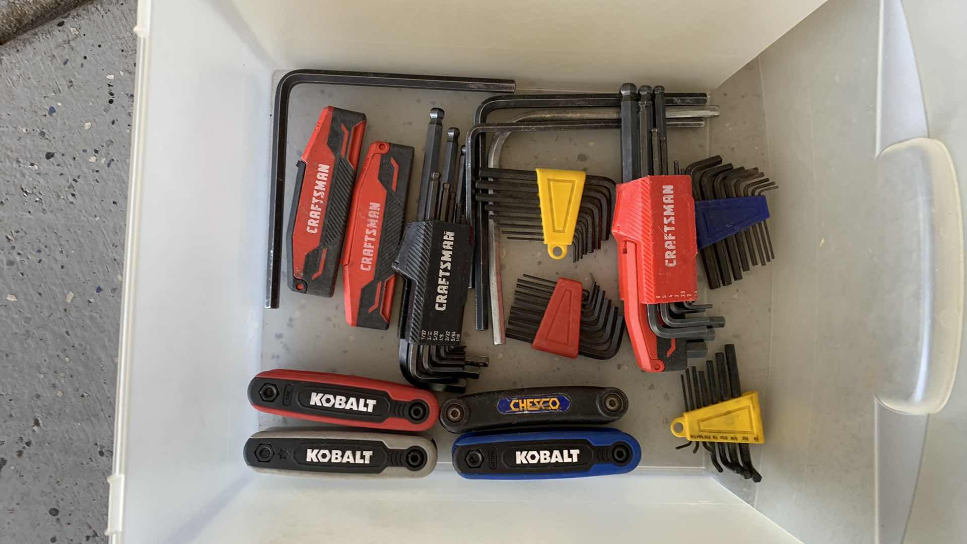 Photo 1 of ASSORTED HEX WRENCHES