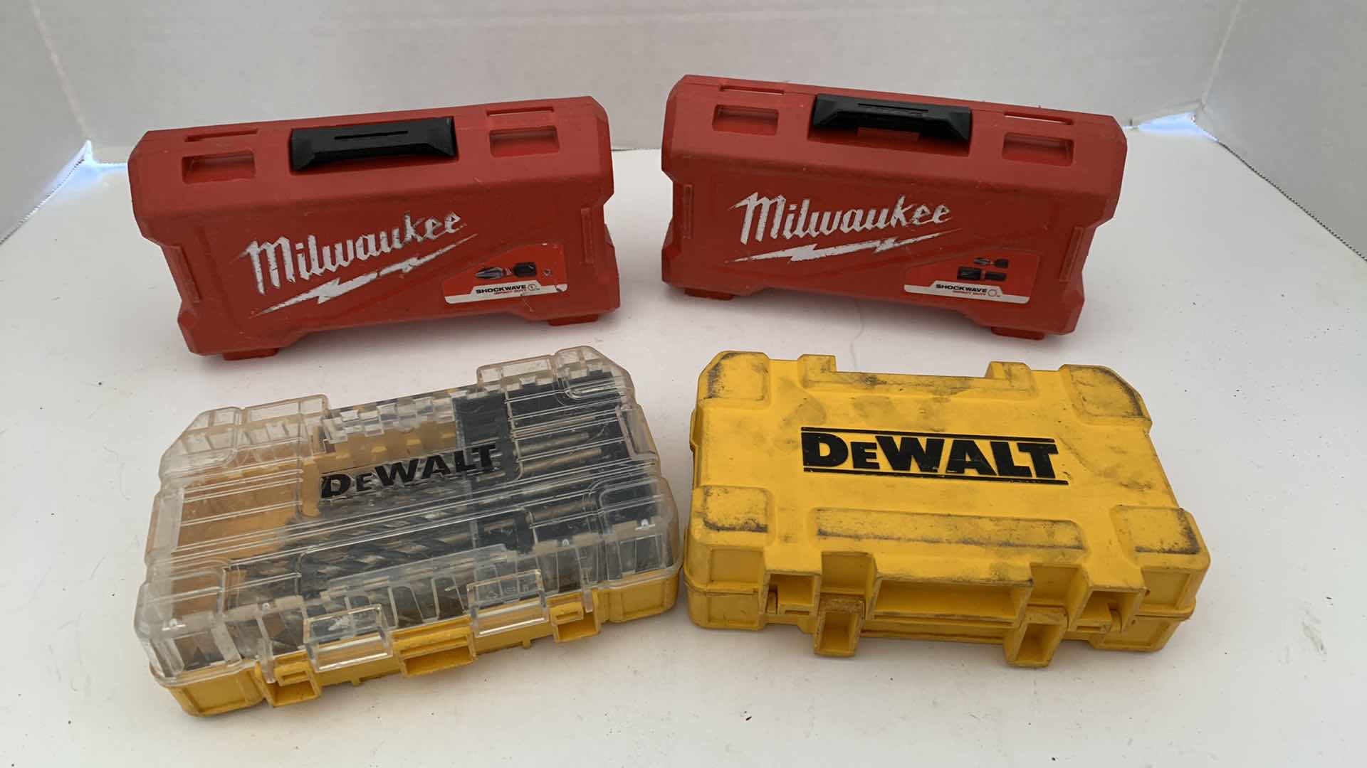Photo 1 of 4-TOOL SETS DEWALT AND MILWAUKEE TOOLS