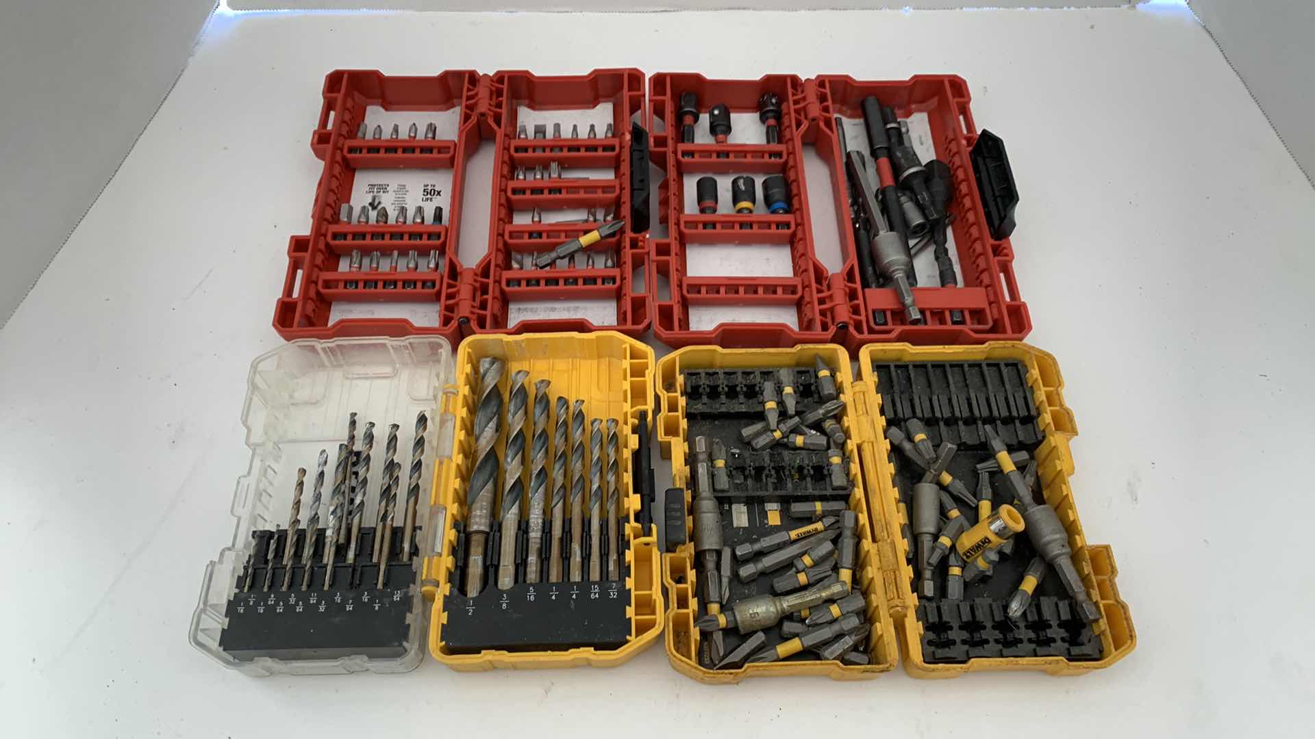 Photo 1 of 4-TOOL SETS DEWALT AND MILWAUKEE TOOLS