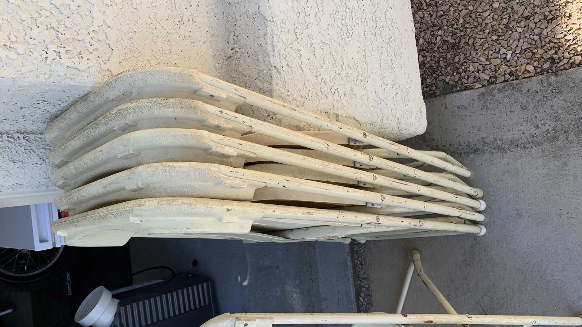 Photo 1 of 6-PLASTIC CHAIRS