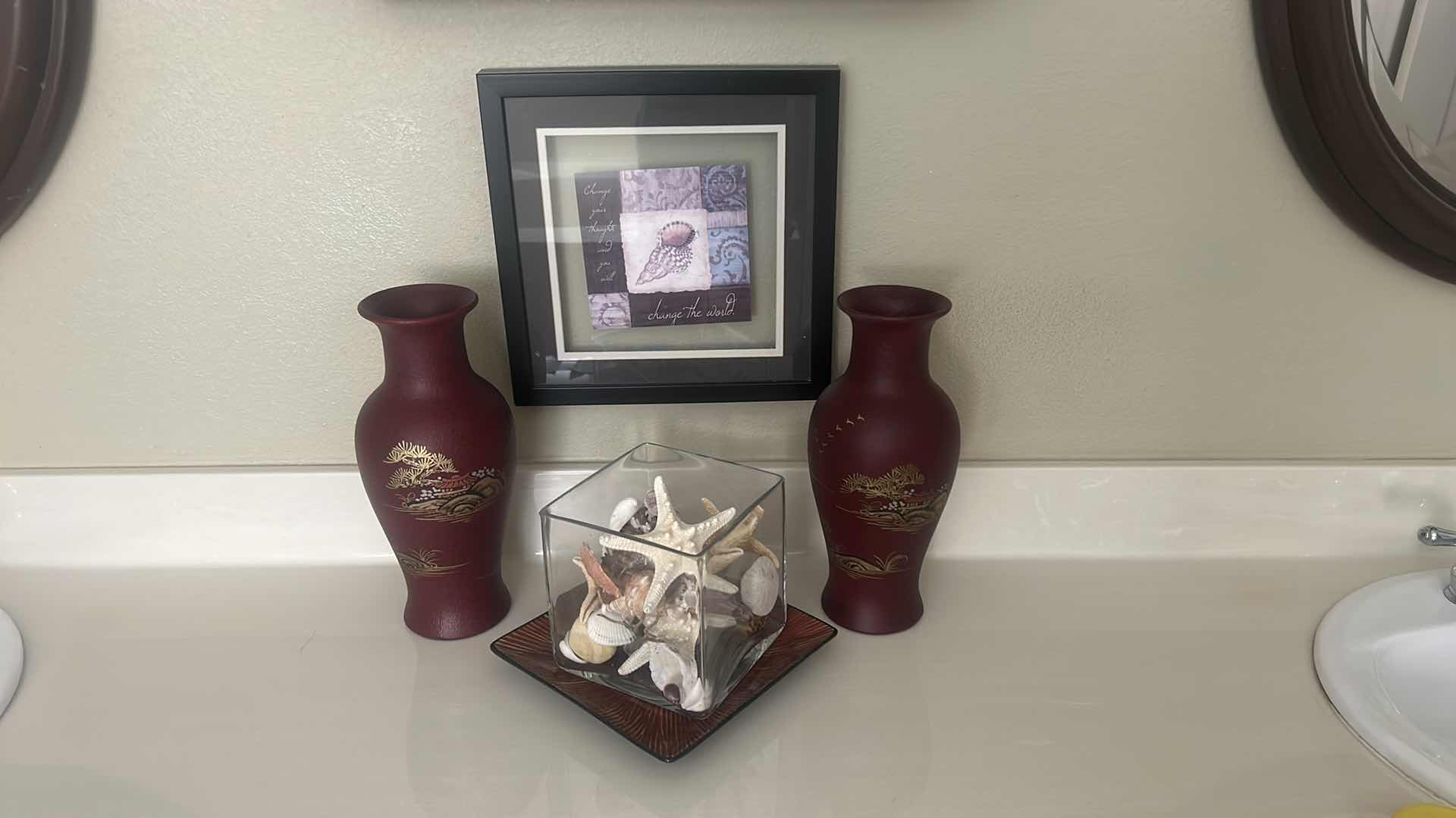 Photo 7 of HOME DECOR, ART 12” x 12” VASES H12”