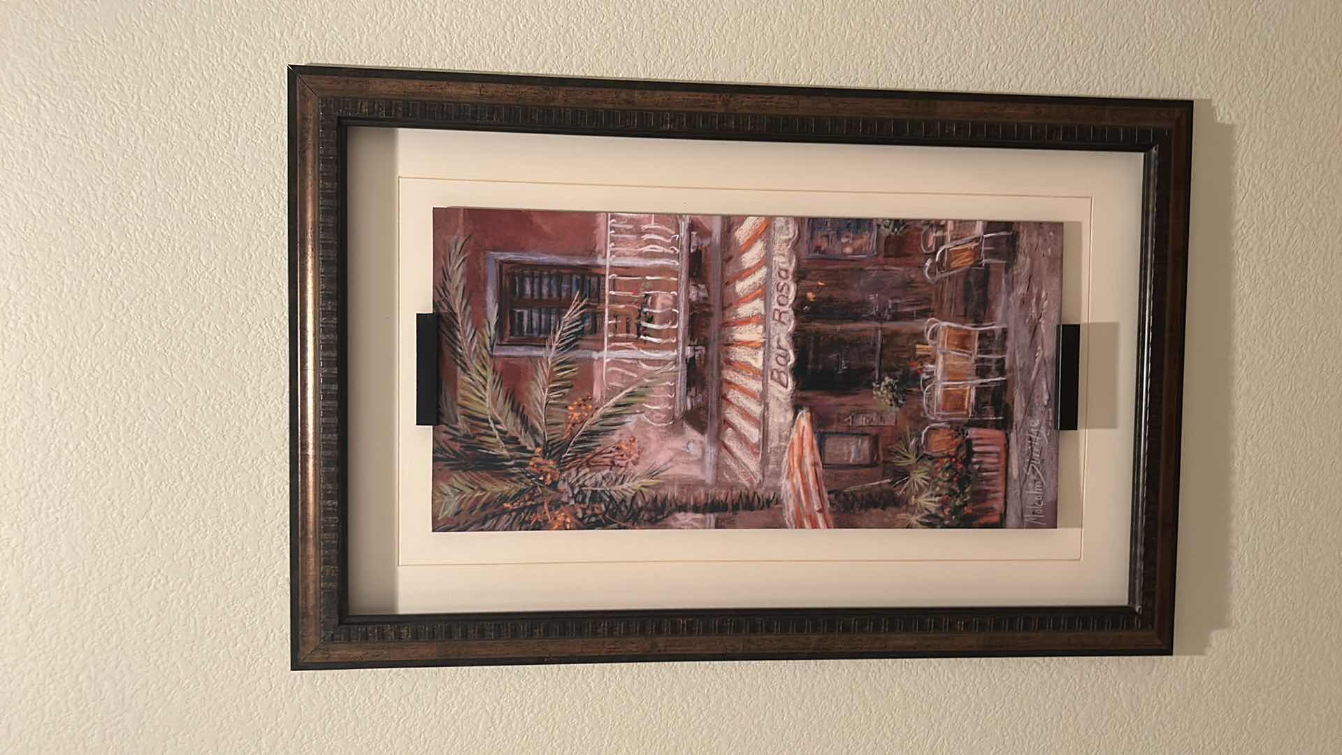 Photo 1 of FRAMED BISTRO ARTWORK 21 1/2” x 34” AND STAR WALL DECOR18 x 18”