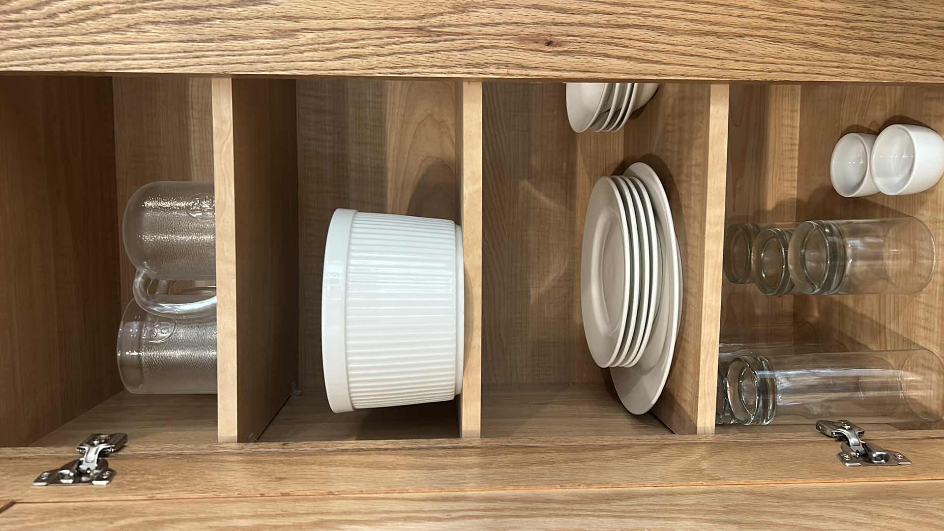 Photo 2 of CONTENTS OF KITCHEN CABINET DISHES AND GLASSWARE