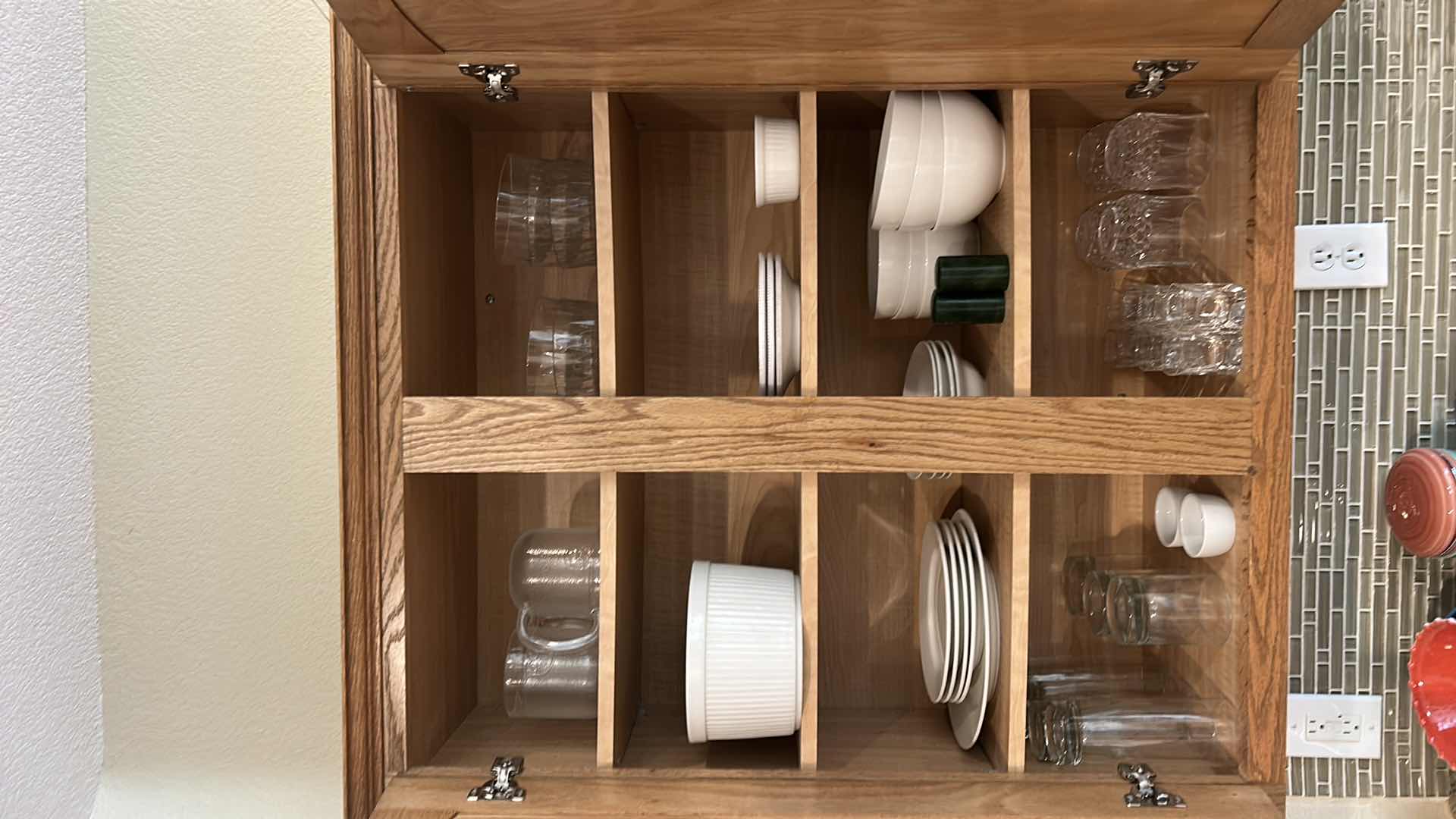 Photo 6 of CONTENTS OF KITCHEN CABINET DISHES AND GLASSWARE