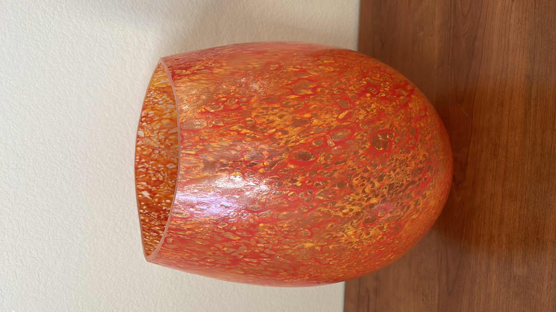 Photo 1 of LARGE COLORED GLASS VASE 10” x 16