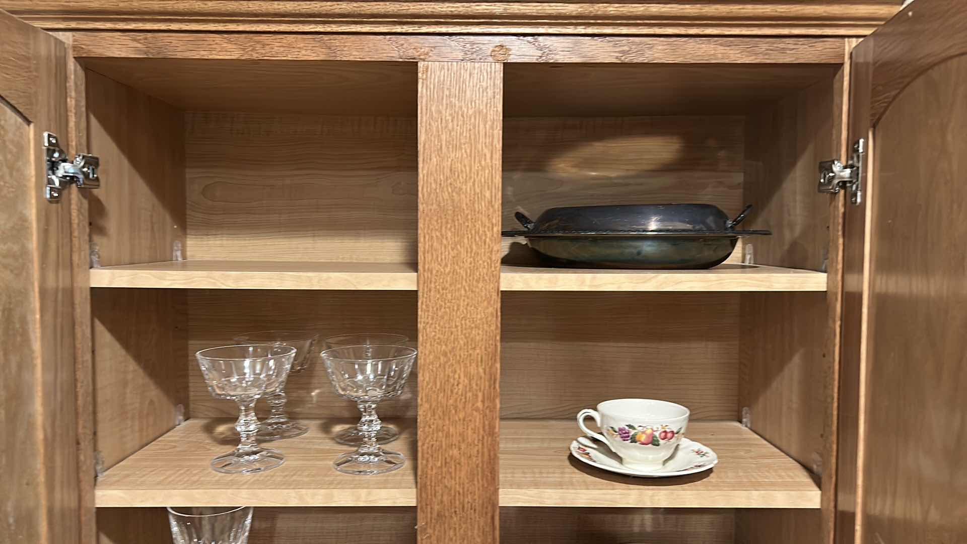 Photo 2 of CONTENTS OF CABINET DISHES AND BARWARE