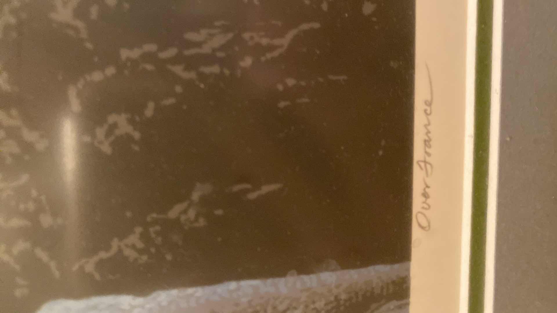 Photo 1 of FRAMED 1977 SIGNED REALIST SERIGRAPH “OVER FRANCE “ 176/200 BY DALLAS JOHN ARTWORK