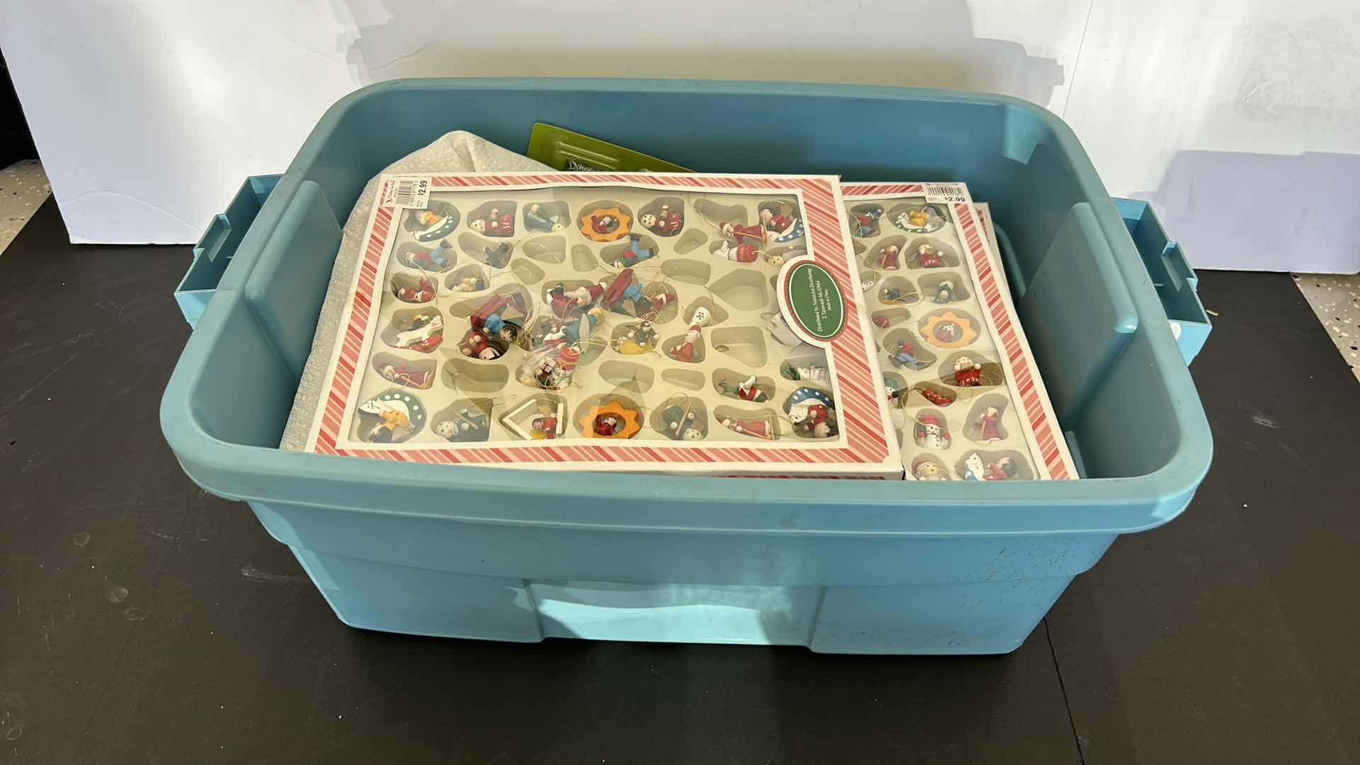 Photo 9 of TOTE OF CHRISTMAS DECORATIONS