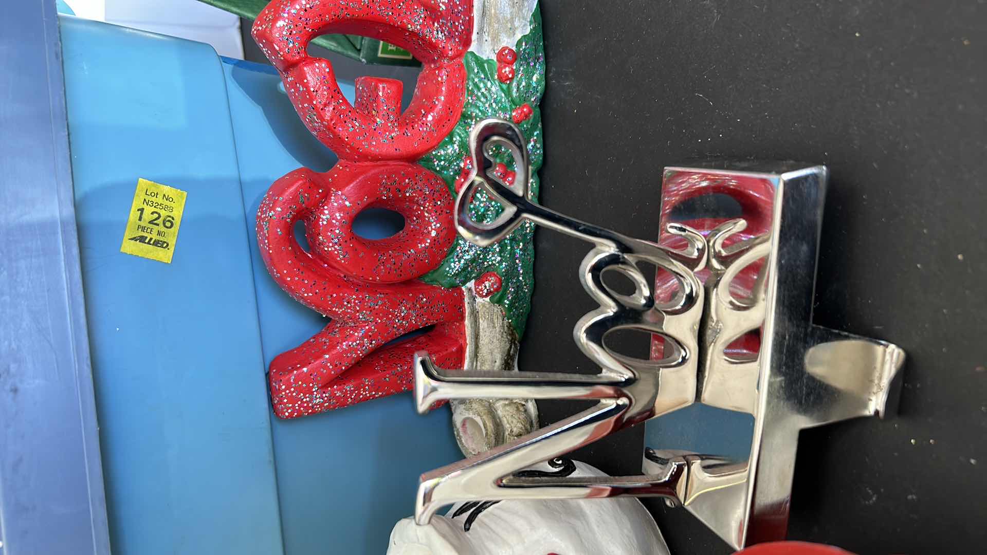 Photo 4 of TOTE OF CHRISTMAS DECORATIONS