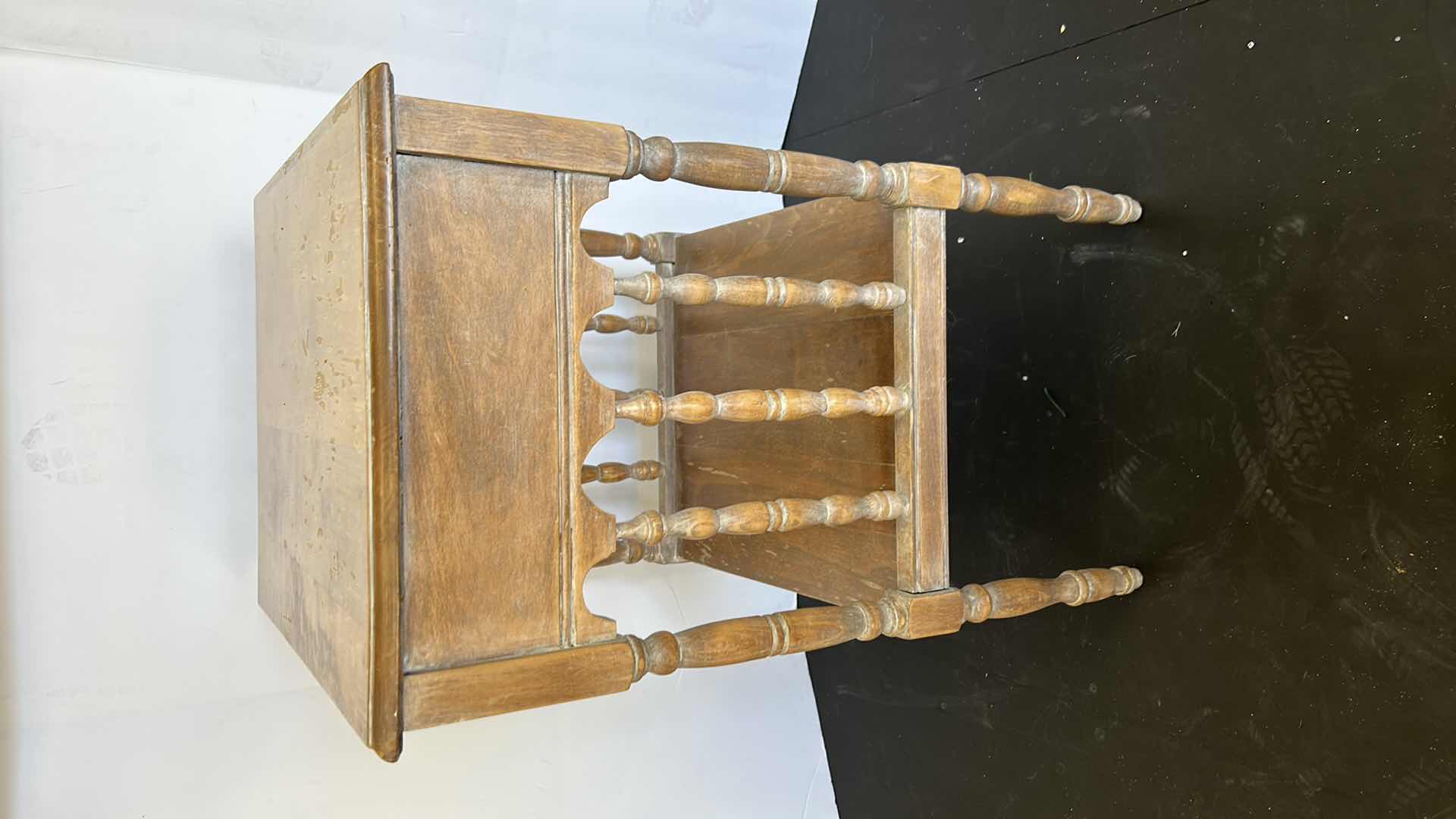 Photo 1 of SMALL VINTAGE WOOD NIGHTSTAND 18” x 15” x 26 1/2
