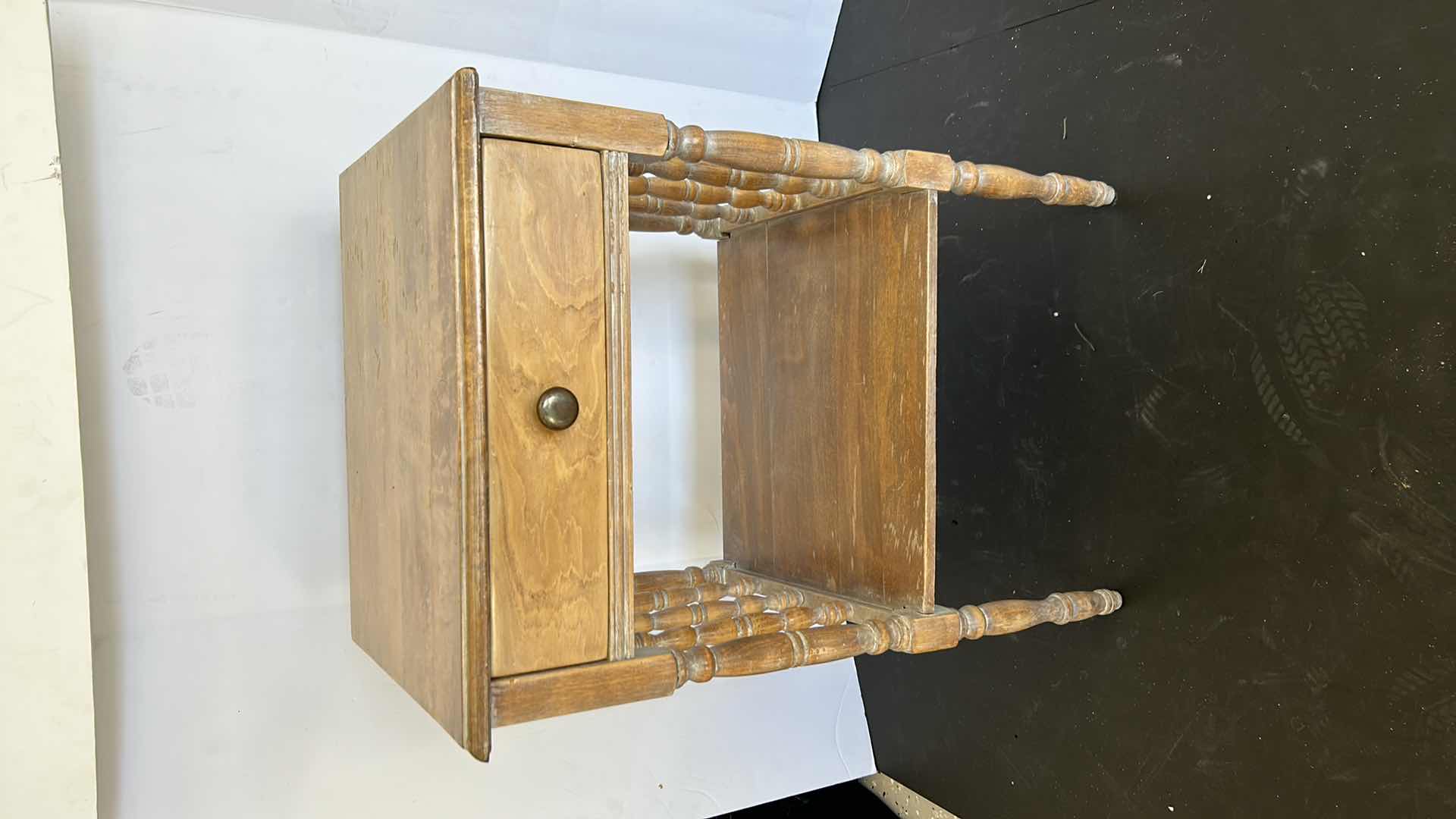 Photo 1 of SMALL VINTAGE WOOD NIGHTSTAND 18” x 15” x 26 1/2