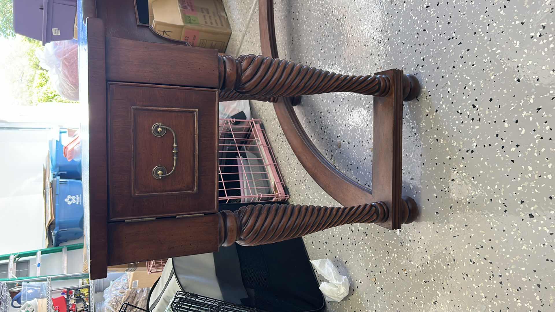 Photo 13 of THOMASVILLE SEMI CIRCLE DESK  67” x 33” x 31”