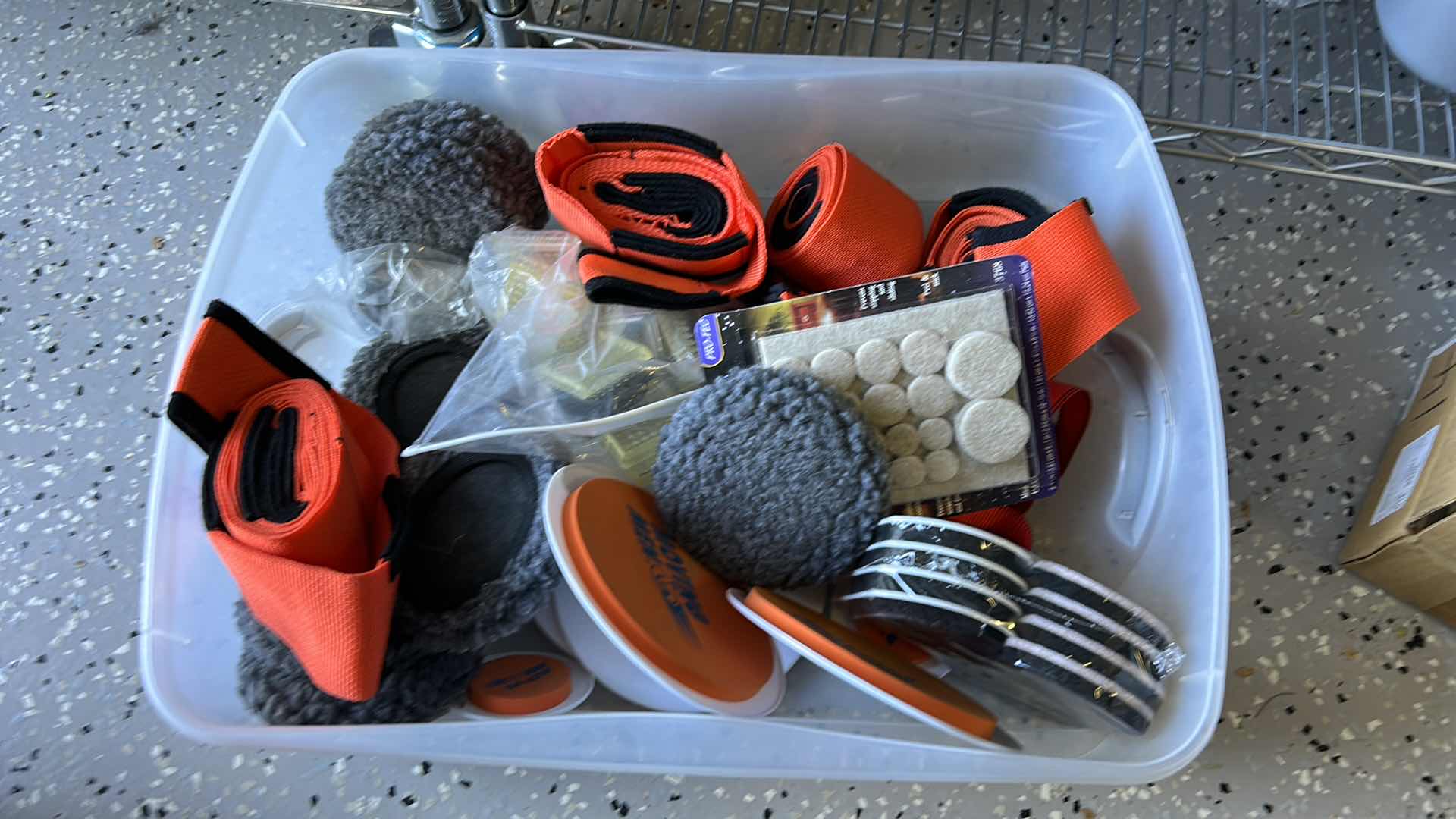 Photo 5 of TOTE FULL OF MOVING FURNITURE TOOLS