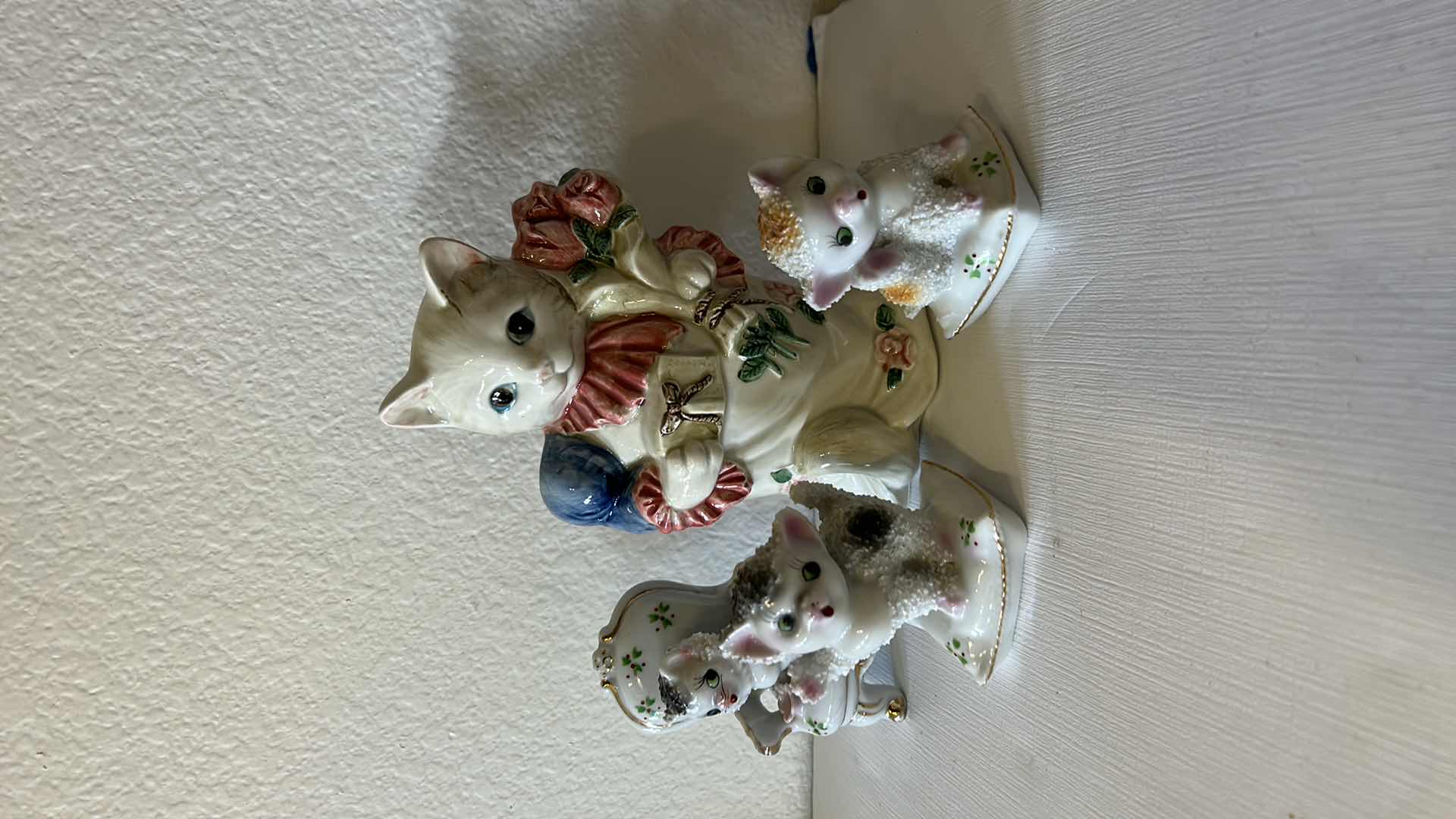Photo 1 of PORCELAIN KITTEN COLLECTIBLES (TALLEST 6.5”)