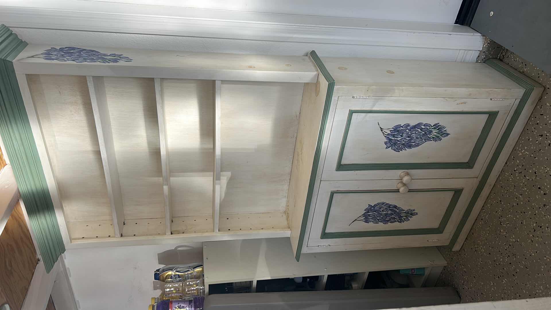 Photo 1 of HANDPAINTED CABINET 34 1/2” x 11” x 6’