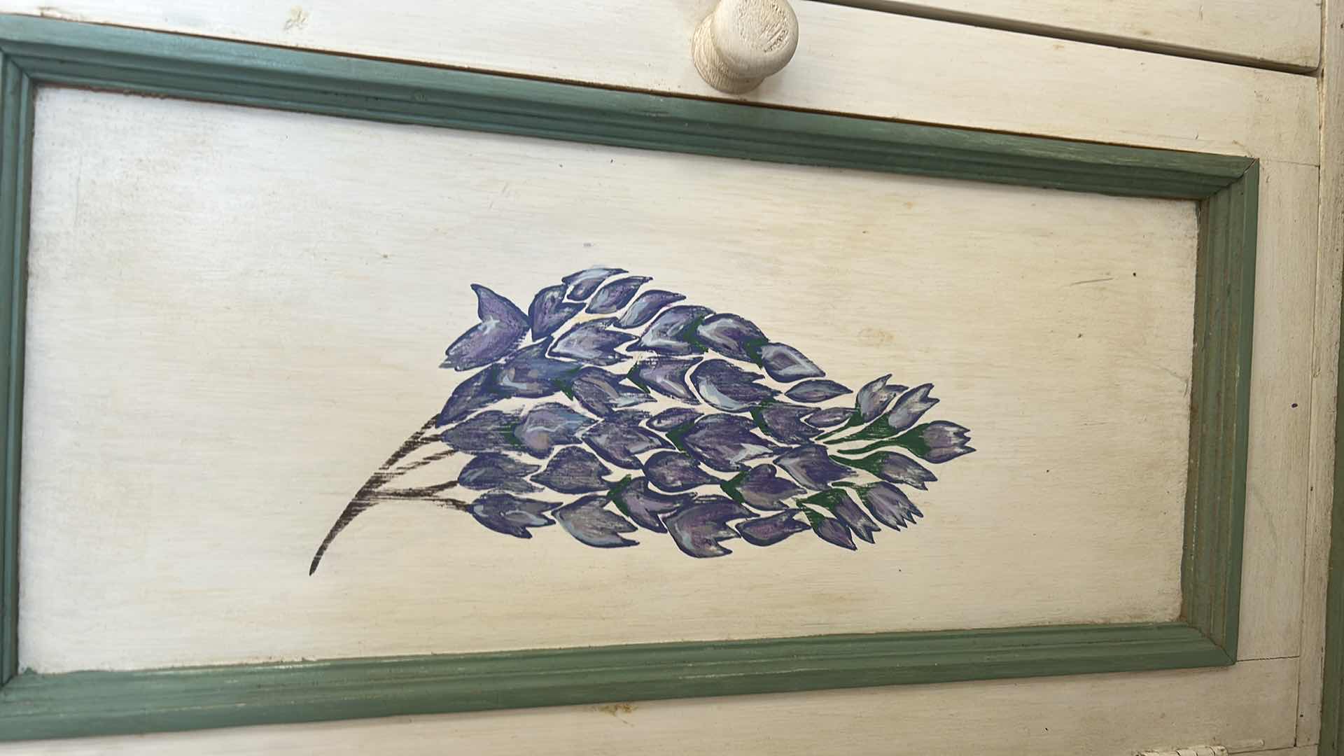 Photo 1 of HANDPAINTED CABINET 34 1/2” x 11” x 6’