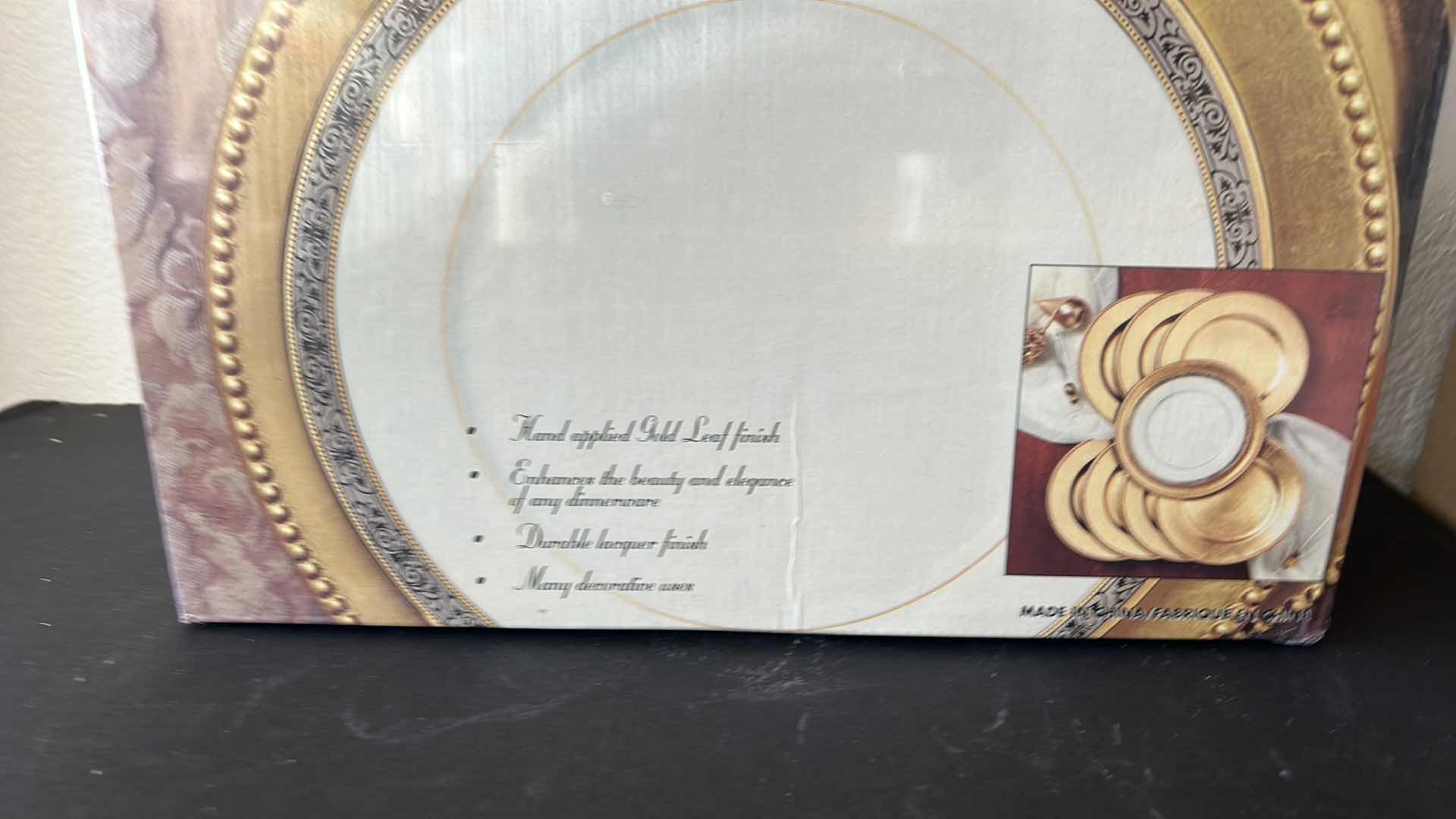 Photo 1 of NEW SEALED 13” CHARGER PLATES SET OF 8