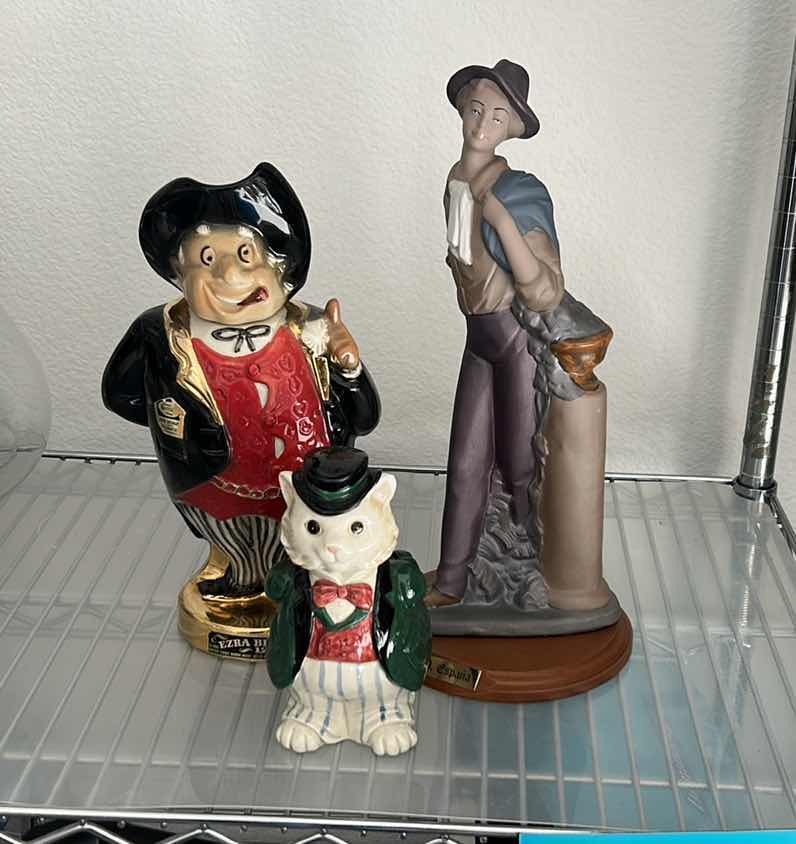 Photo 1 of 3 VINTAGE FIGURINES TALLEST 14”