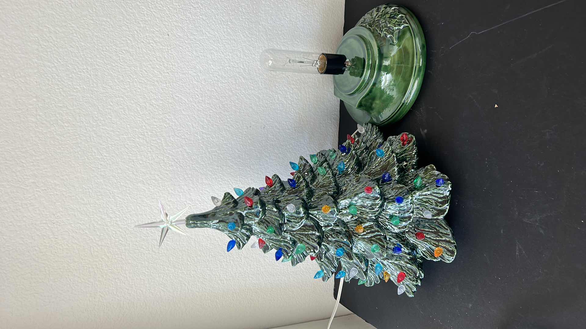 Photo 1 of LIGHTED CERAMIC CHRISTMAS TREE H16”