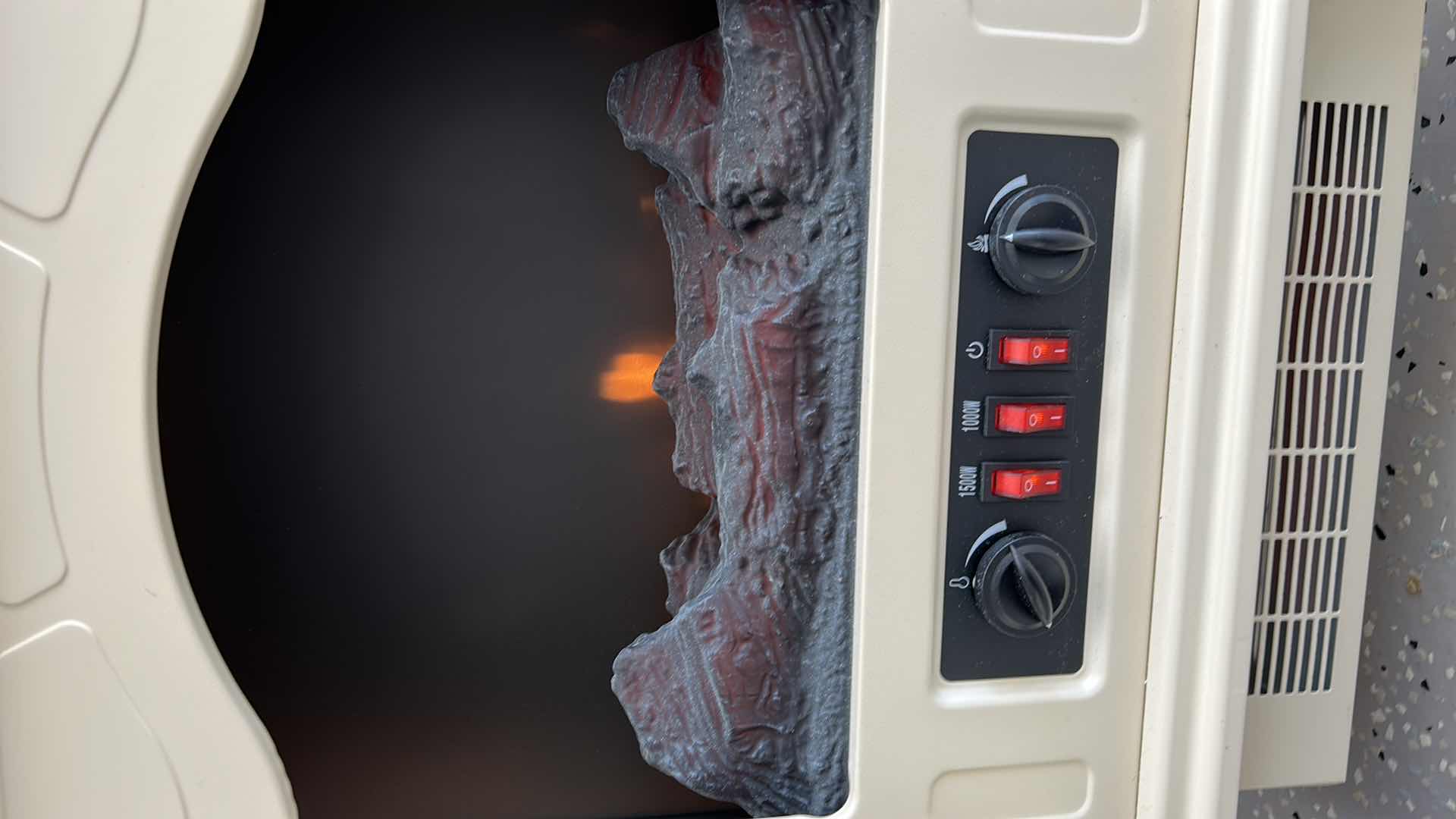 Photo 2 of FAUX FIREPLACE HEATER, HEATER WORKS GREAT 18” x 9.5” x H23.5”