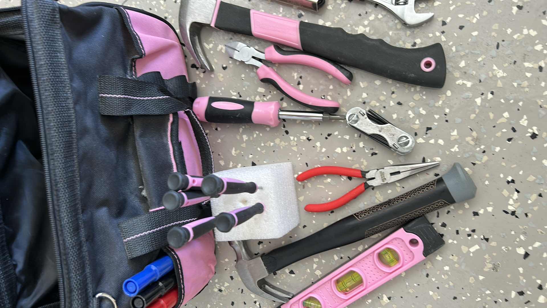 Photo 1 of PINK TOOL KIT WITH TOTE
