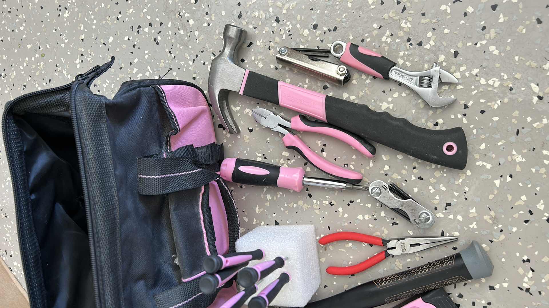 Photo 1 of PINK TOOL KIT WITH TOTE
