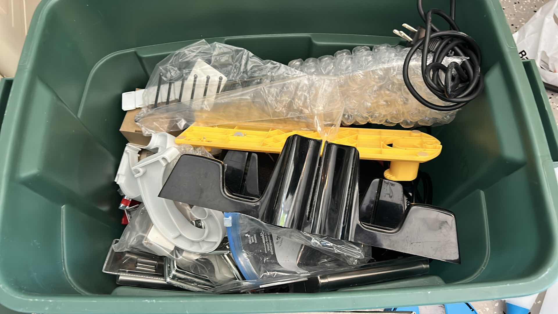 Photo 1 of TOTE FULL OF GARAGE ITEMS