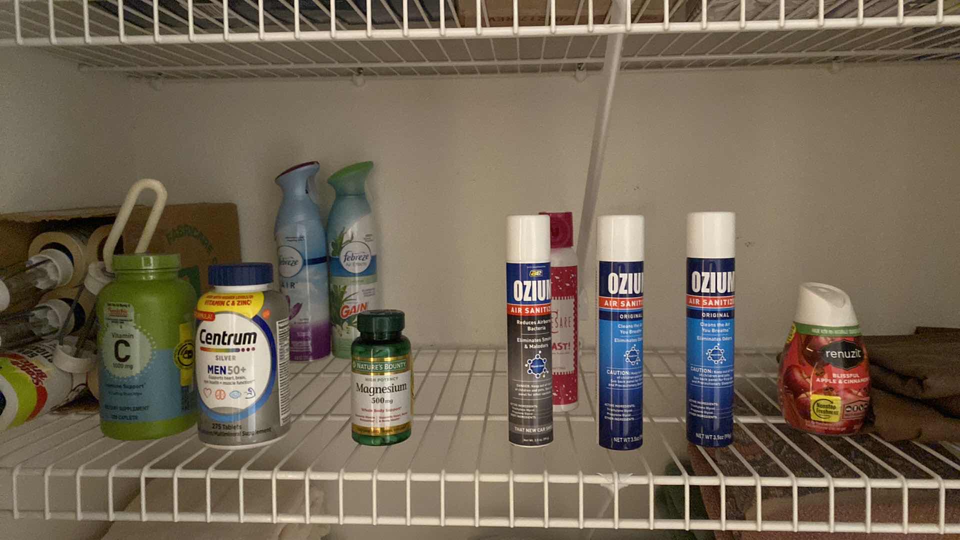 Photo 3 of CONTENTS OF HALL CLOSET TIWEKS KLEENEX AND MORE