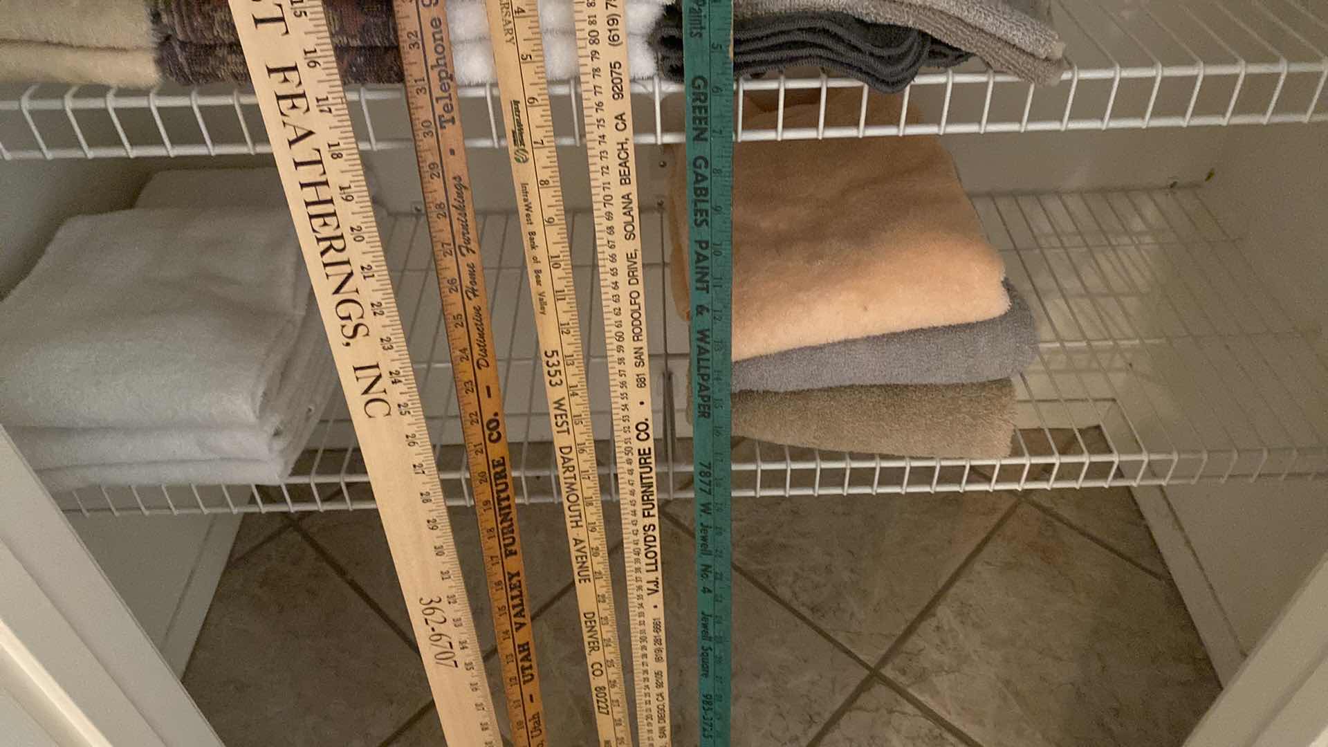 Photo 6 of CONTENTS OF HALL CLOSET TIWEKS KLEENEX AND MORE