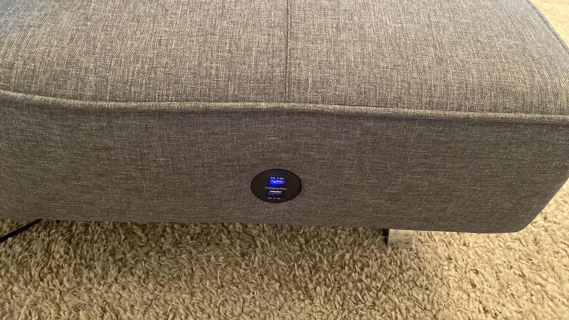 Photo 1 of FUTON WITH USB PORT 65“ x 34“ H 29” AS A SOFA