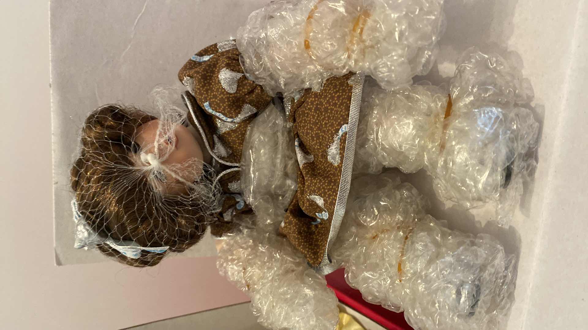 Photo 1 of MARIE OSMOND FINE PORCELAIN COLLECTIBLES DOLLS H 5.5” FROM SITTING POSITION