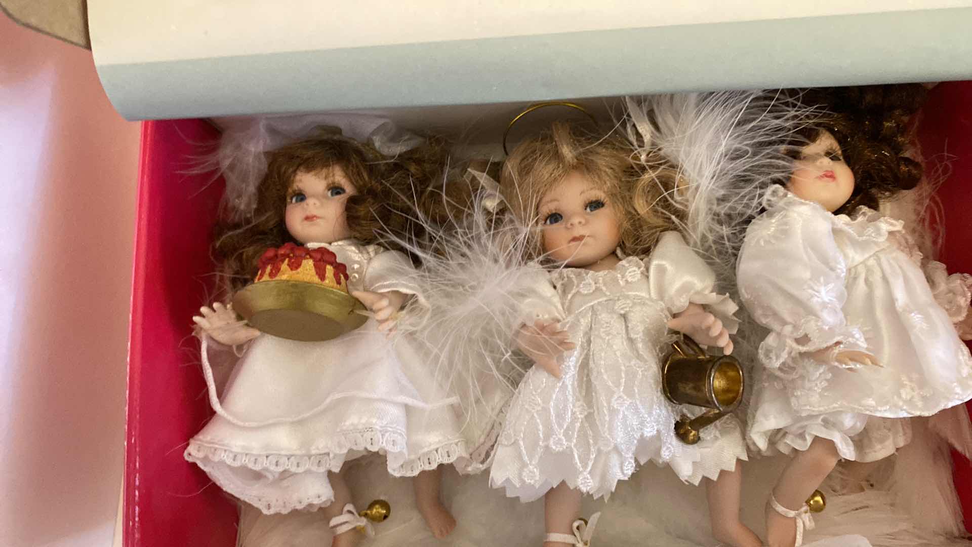 Photo 1 of 2- BOXES MARIE OSMOND FINE PORCELAIN COLLECTIBLES CHRISTMAS ORNAMENTS (1 COA)