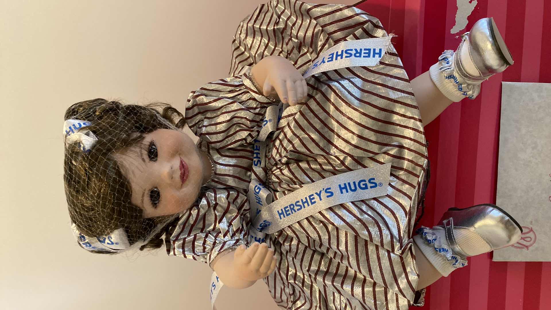 Photo 2 of 2- BOXES MARIE OSMOND FINE PORCELAIN COLLECTIBLE HERSHEY HUGS H14” $100