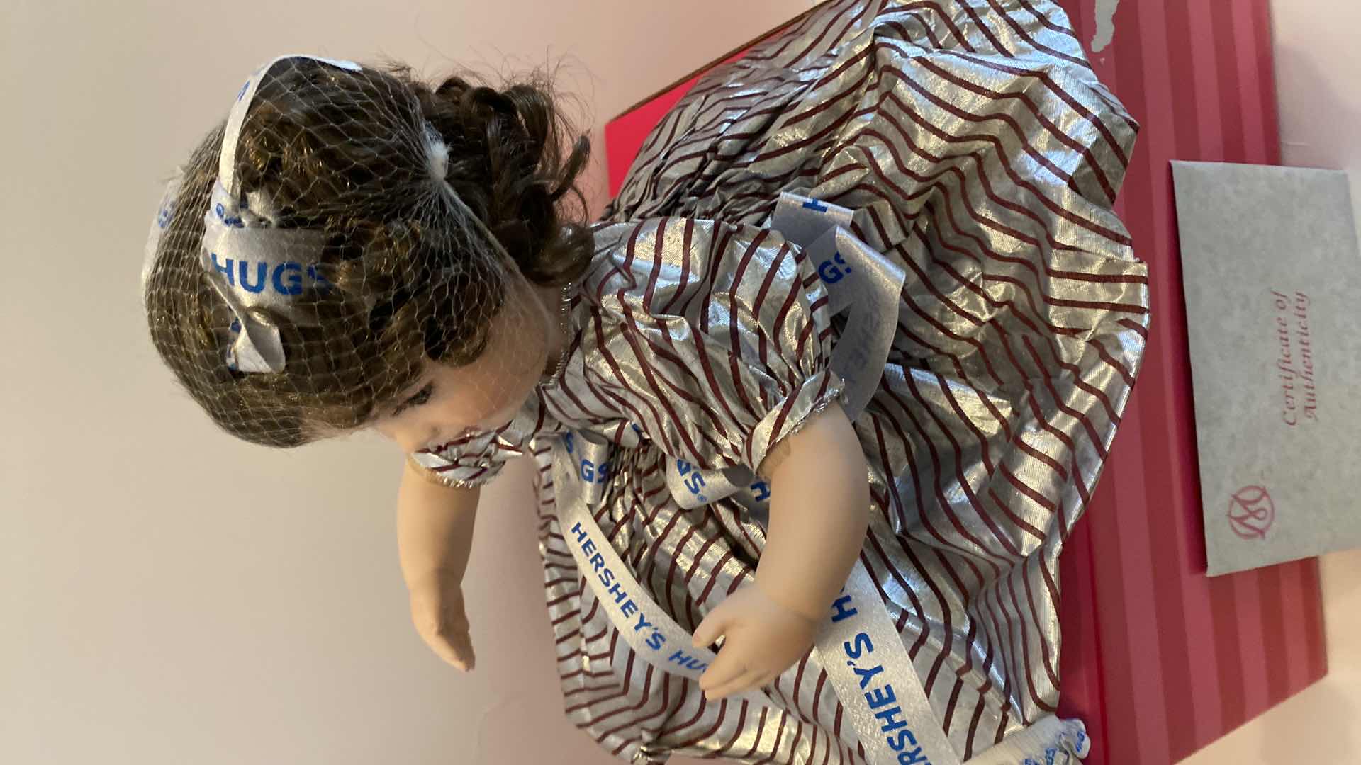 Photo 1 of 2- BOXES MARIE OSMOND FINE PORCELAIN COLLECTIBLE HERSHEY HUGS H14” $100