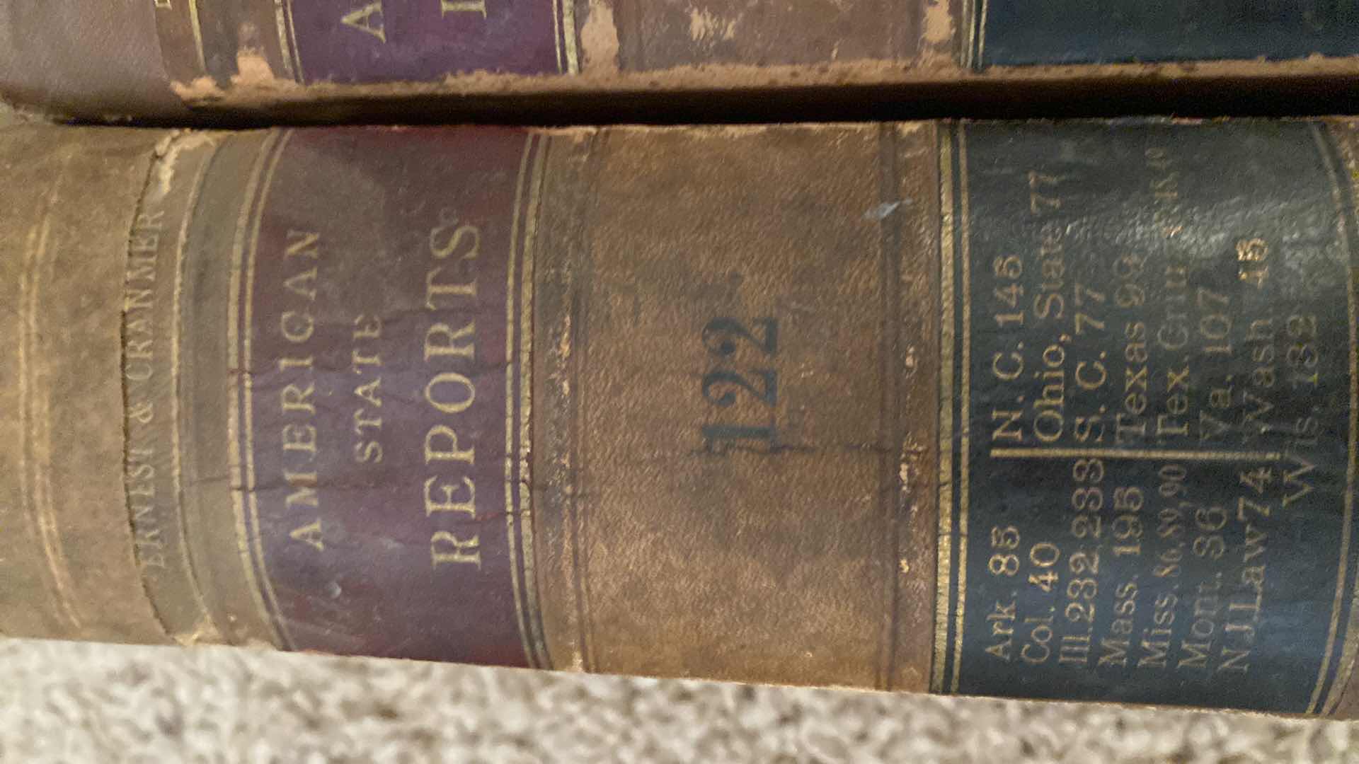 View 5 of ANTIQUE - 4 ERNEST & CRANMER LAW BOOKS FROM LATE 1800’s