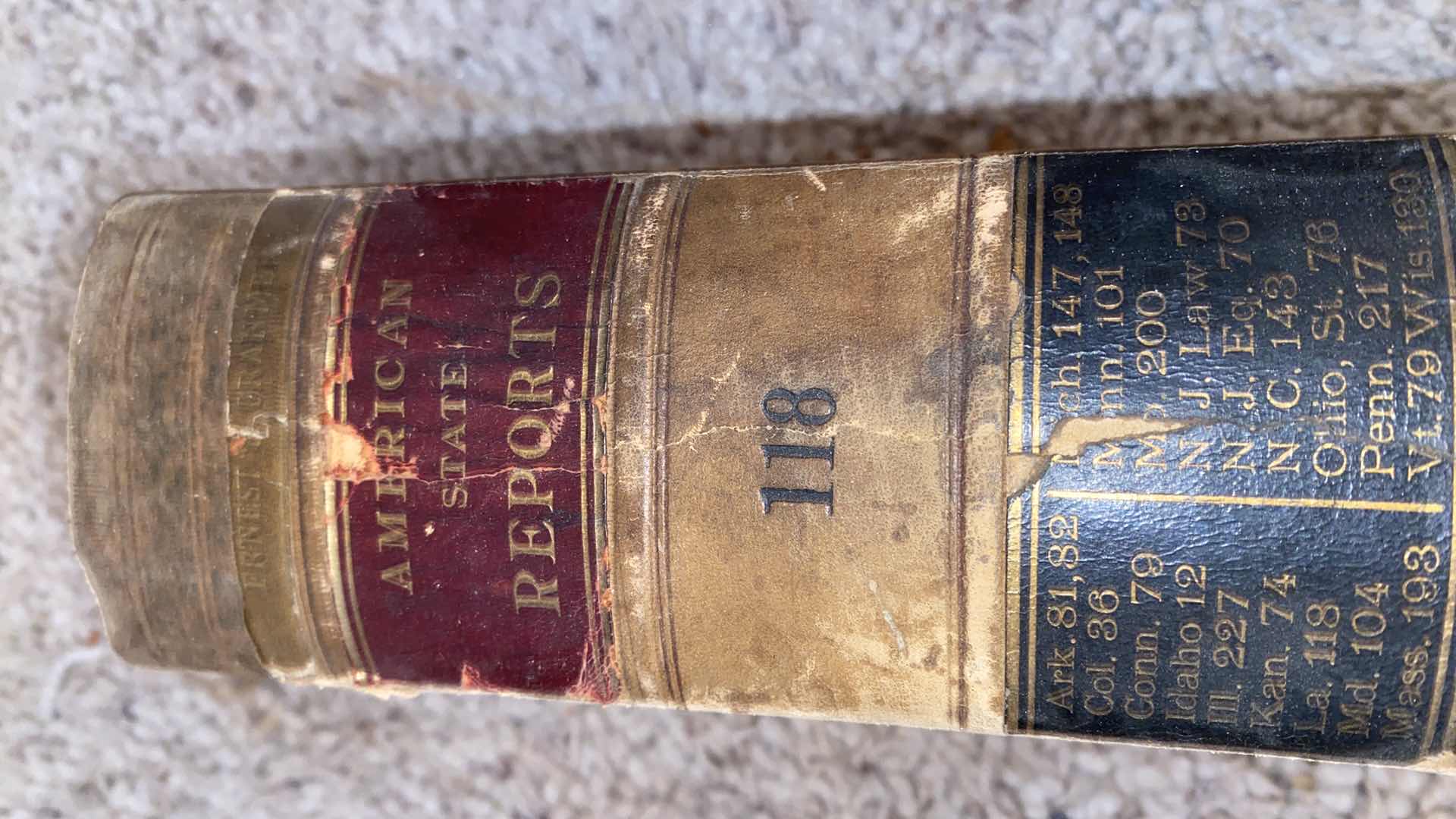 Photo 1 of ANTIQUE - 4 ERNEST & CRANMER LAW BOOKS FROM EARLY 1900’s